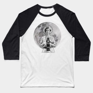 Selfie on the Moon Baseball T-Shirt